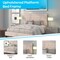 Flash Furniture Queen Size Beige Fabric Platform Bed with Mattress SL-BM10-19-GG - alternate 6